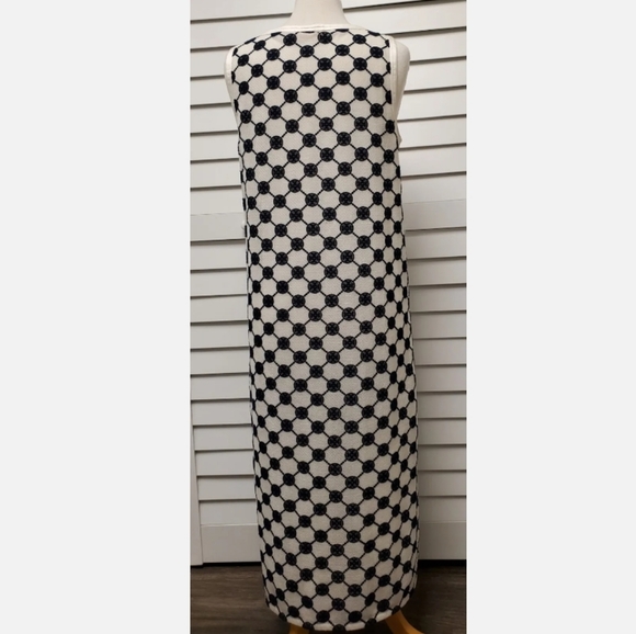 White TORY BURCH Logo Tank Dress w/Gold Coins. US 8. EUC - Picture 9 of 14